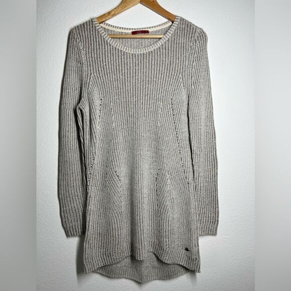 Long Knit sweater EDC size S oversized 33% wool NWOT - Picture 1 of 16